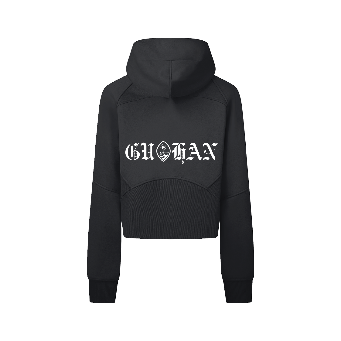 Cropped Zip-Through Hoodie