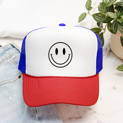 Happy Face trucker hat
