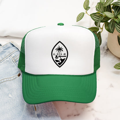 Guam seal Foam Trucker Hat