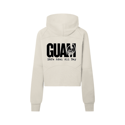 Cropped Half-Zip Hoodie