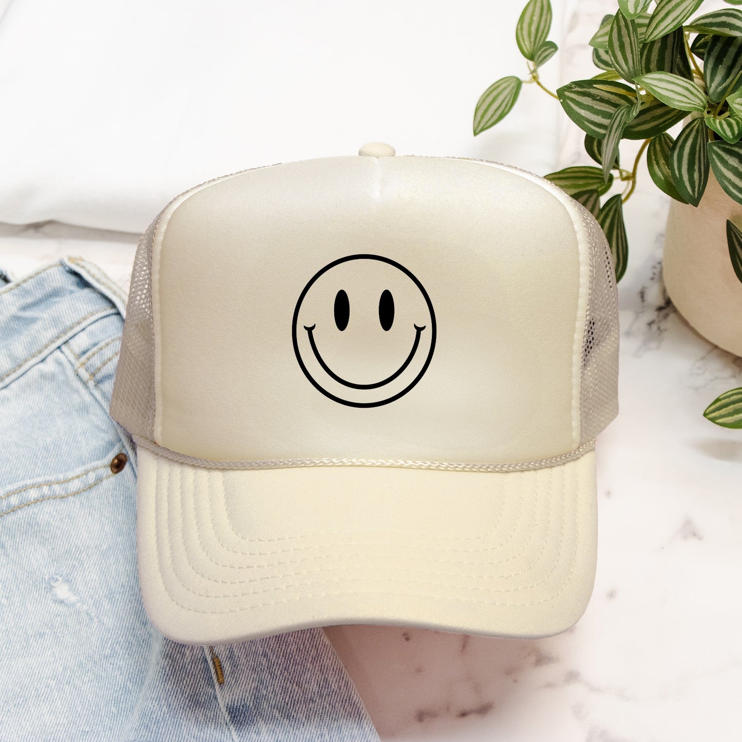 Happy Face trucker hat