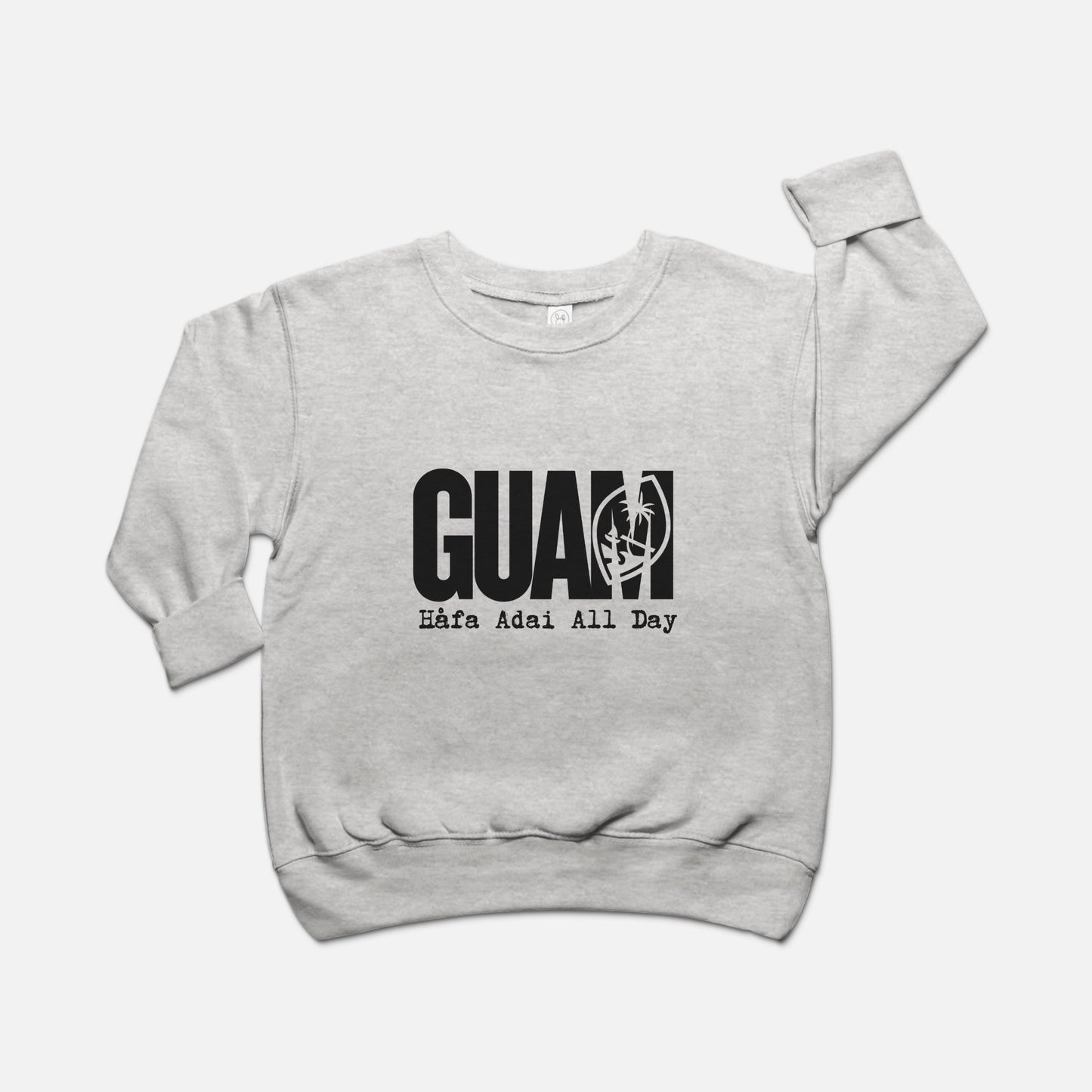 Guam Toddler Crew Neck Sweatshirt