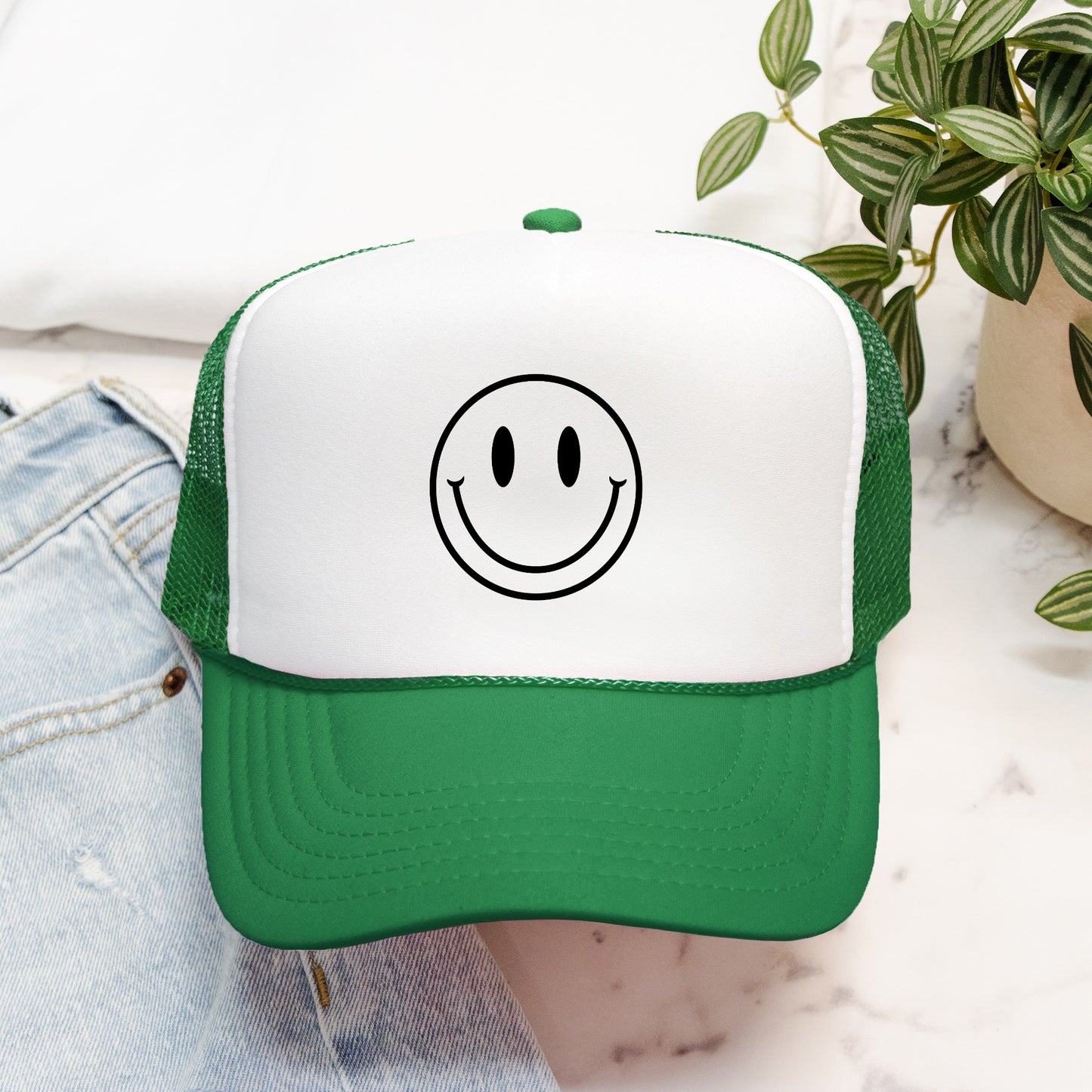 Happy Face trucker hat