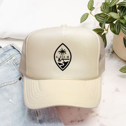 Guam seal Foam Trucker Hat