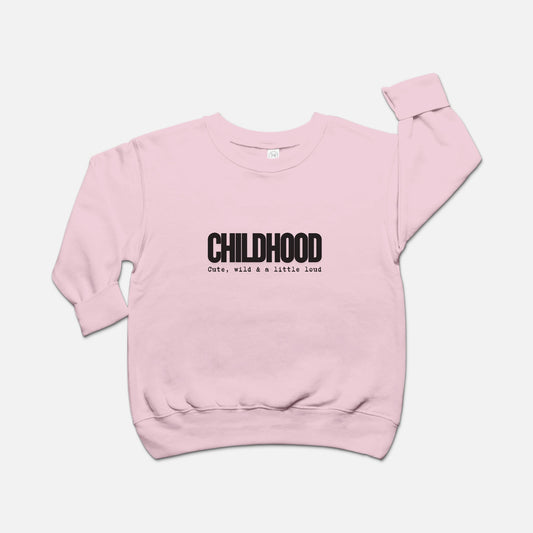 Childhood Toddler Crew Neck Sweatshirt