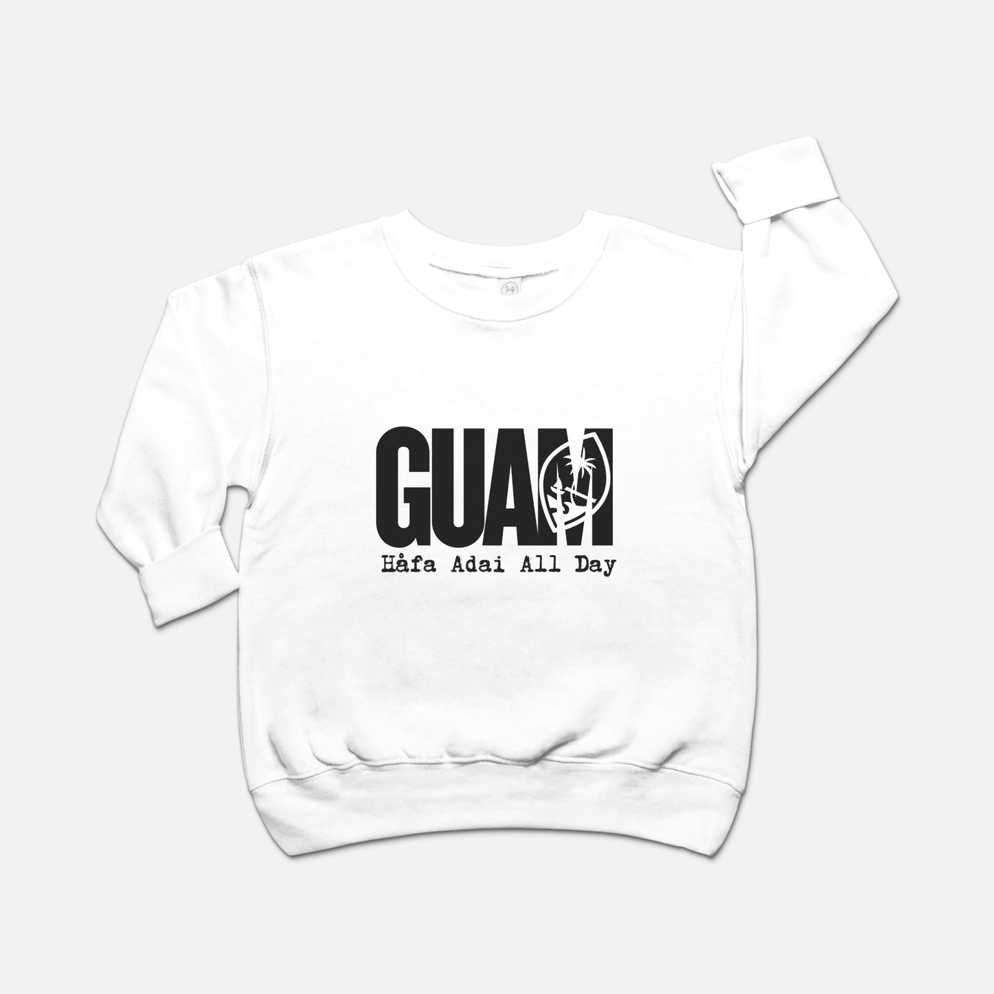 Guam Toddler Crew Neck Sweatshirt