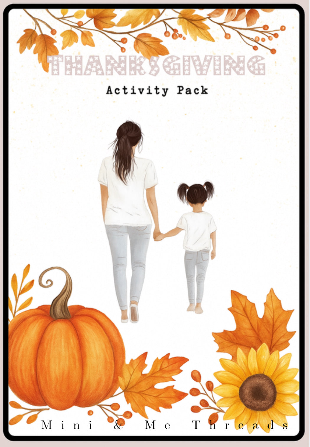 Printable Thanksgiving fun pack