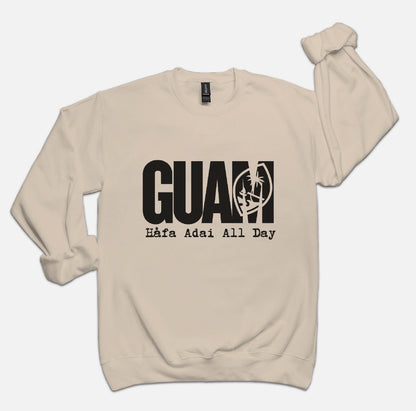 Guam Crew Neck Sweatshirt