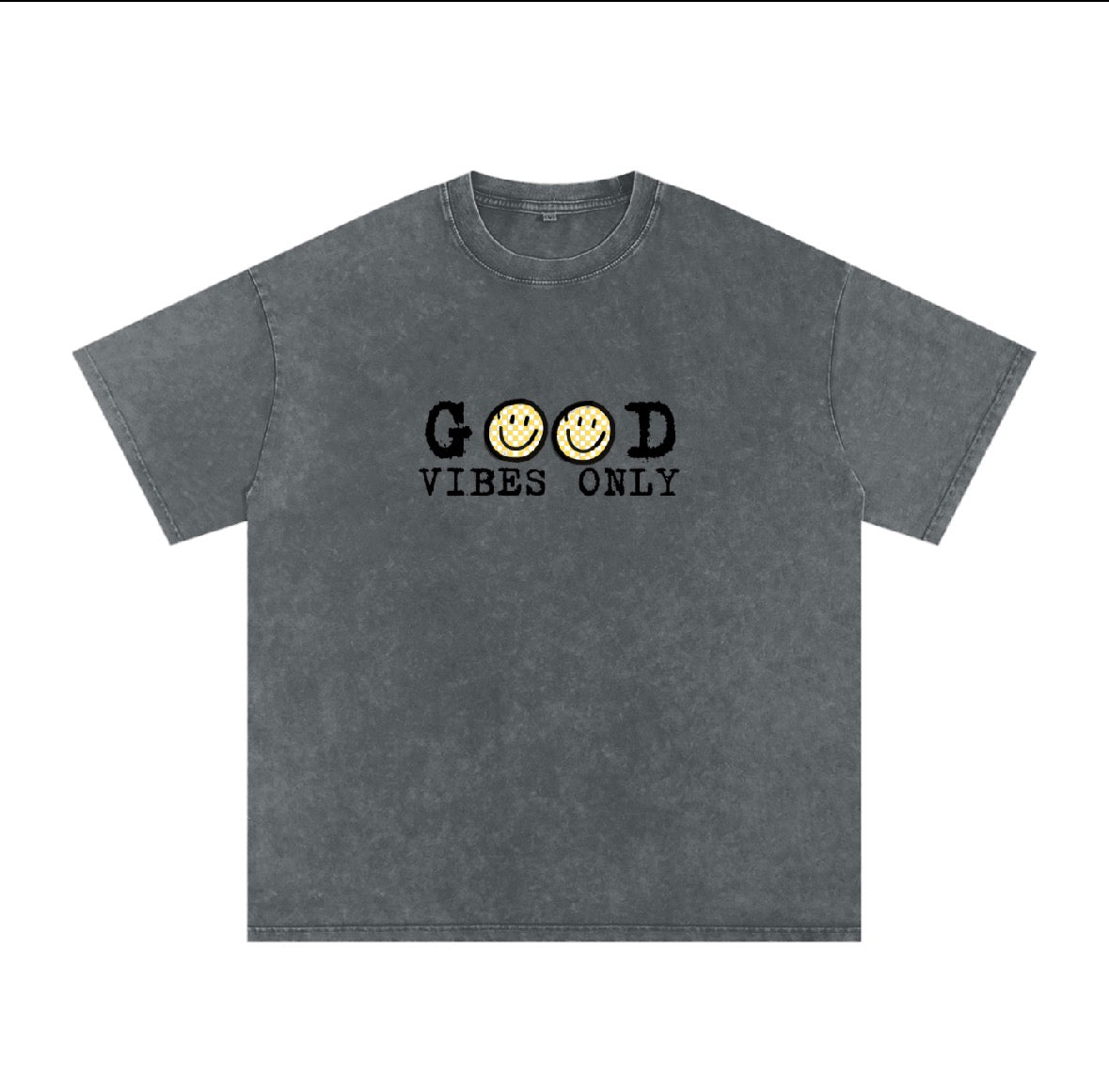 Good vibes Oversized Cotton T-Shirt