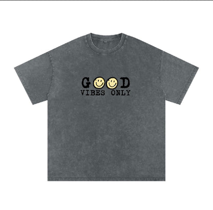 Good vibes Oversized Cotton T-Shirt