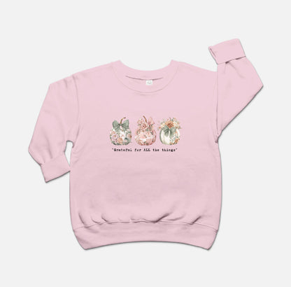 Grateful Toddler Crew Neck Sweatshirt -