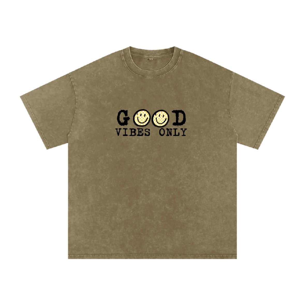Good vibes Oversized Cotton T-Shirt