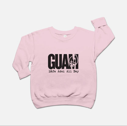 Guam Toddler Crew Neck Sweatshirt
