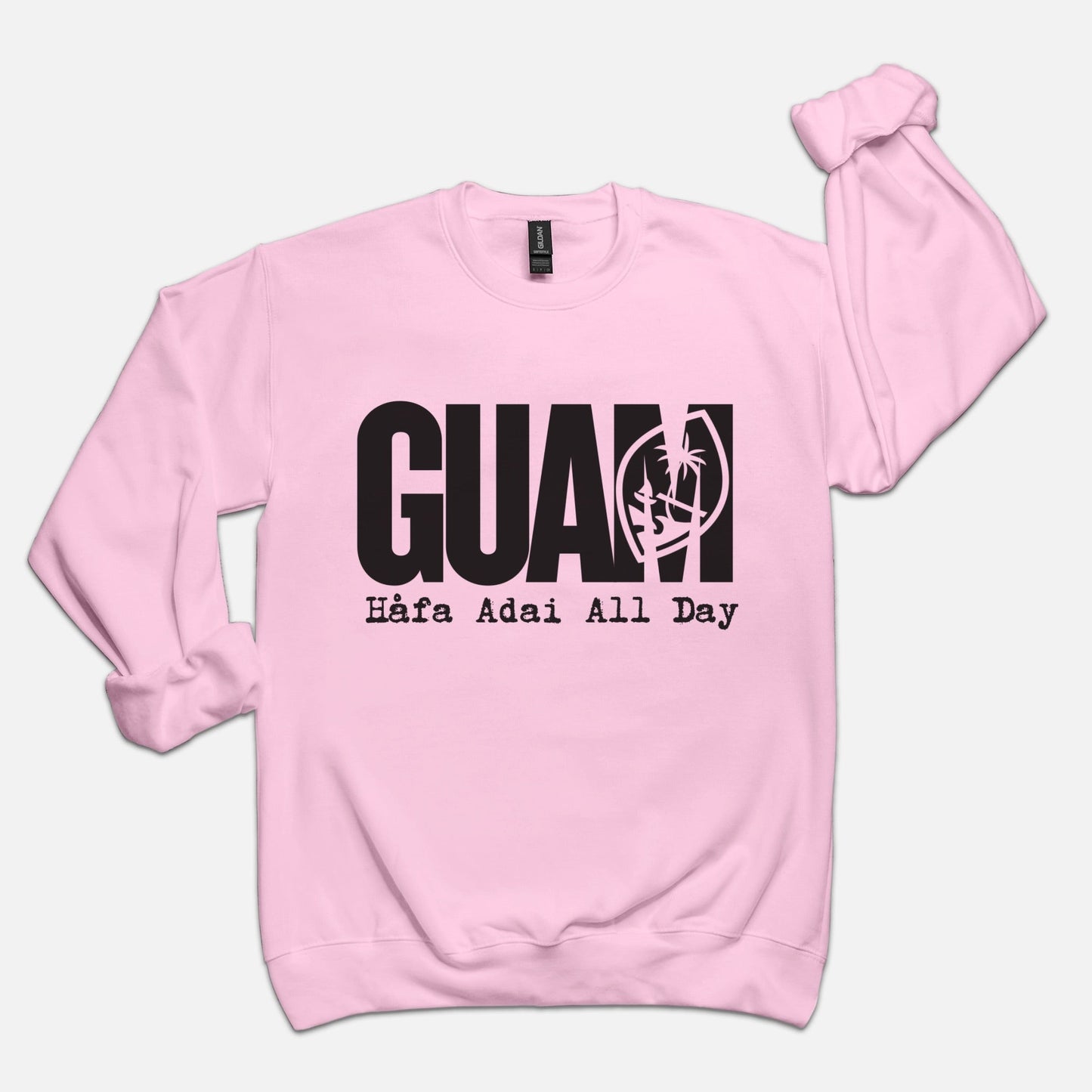 Guam Adult Crew Neck Sweatshirt