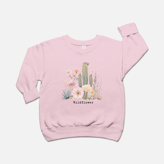 Wildflower Toddler Crew Neck Sweatshirt