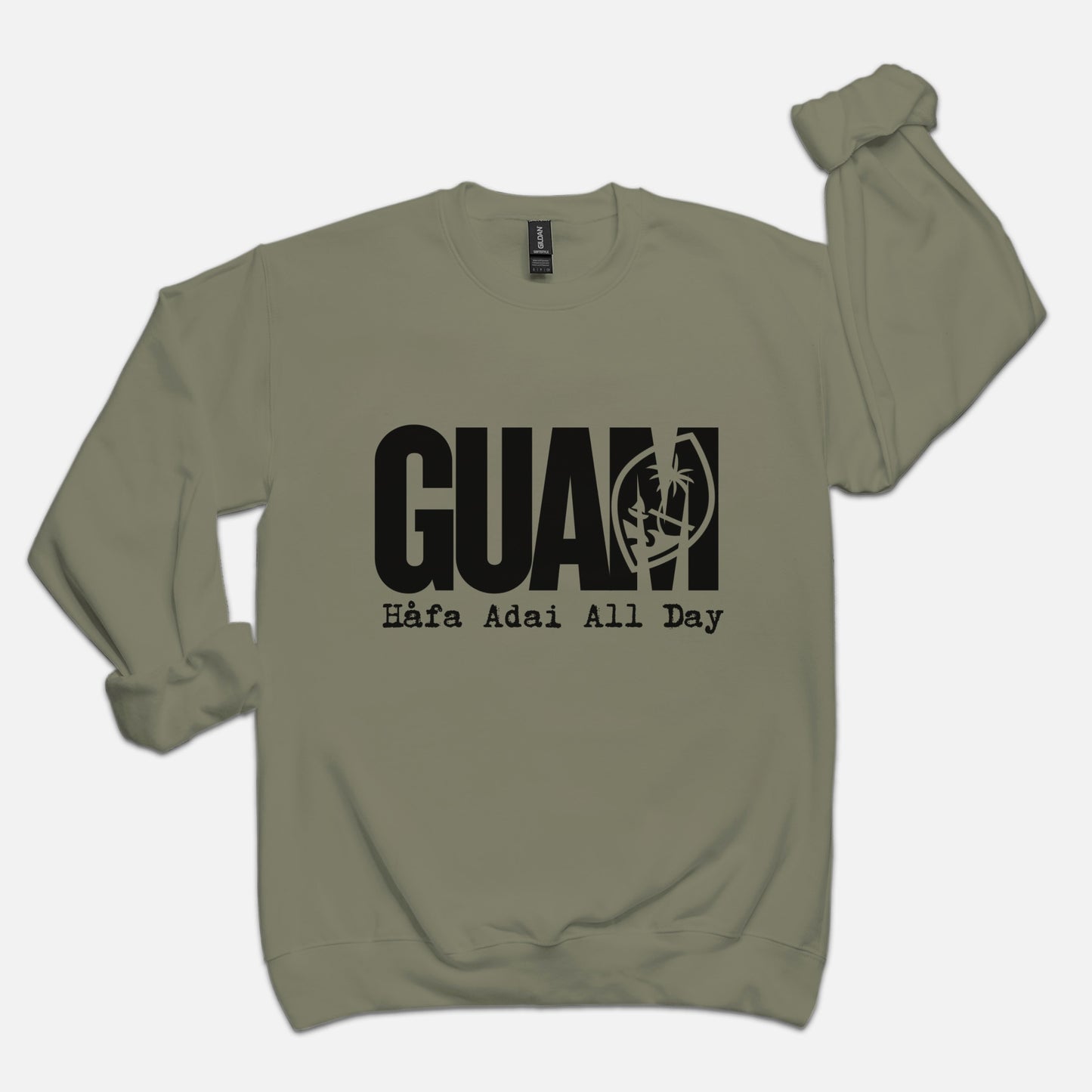 Guam Crew Neck Sweatshirt