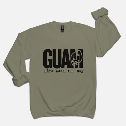 Guam Crew Neck Sweatshirt