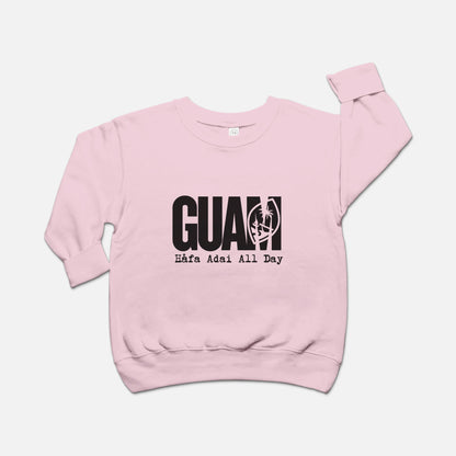Guam Toddler Crew Neck Sweatshirt