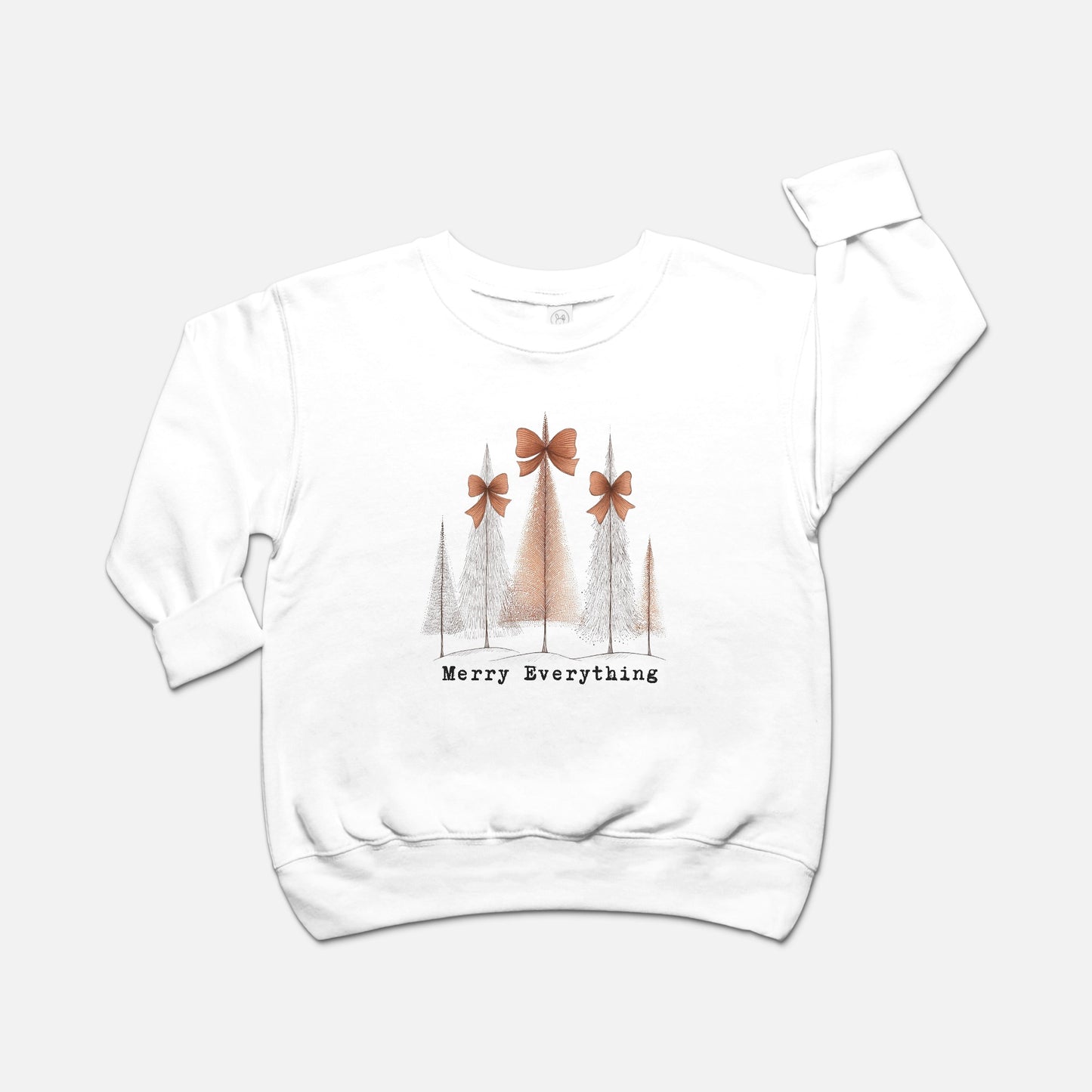 Merry everything - Toddler Crew Neck Sweatshirt