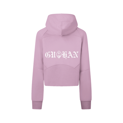 Cropped Zip-Through Hoodie