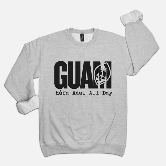Guam Adult Crew Neck Sweatshirt